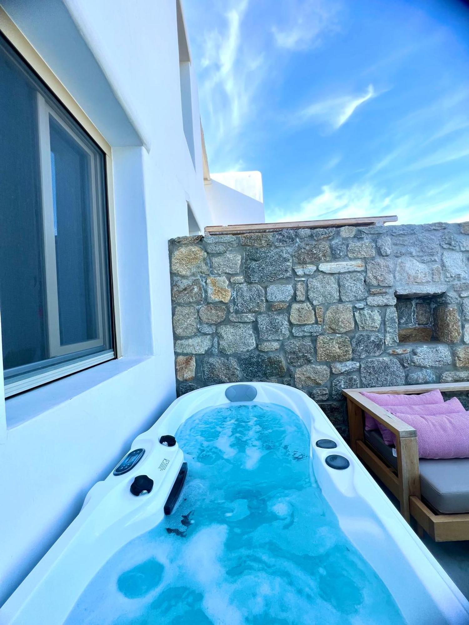 Due Mari Mykonos Agios Ioannis Diakoftis Exterior foto